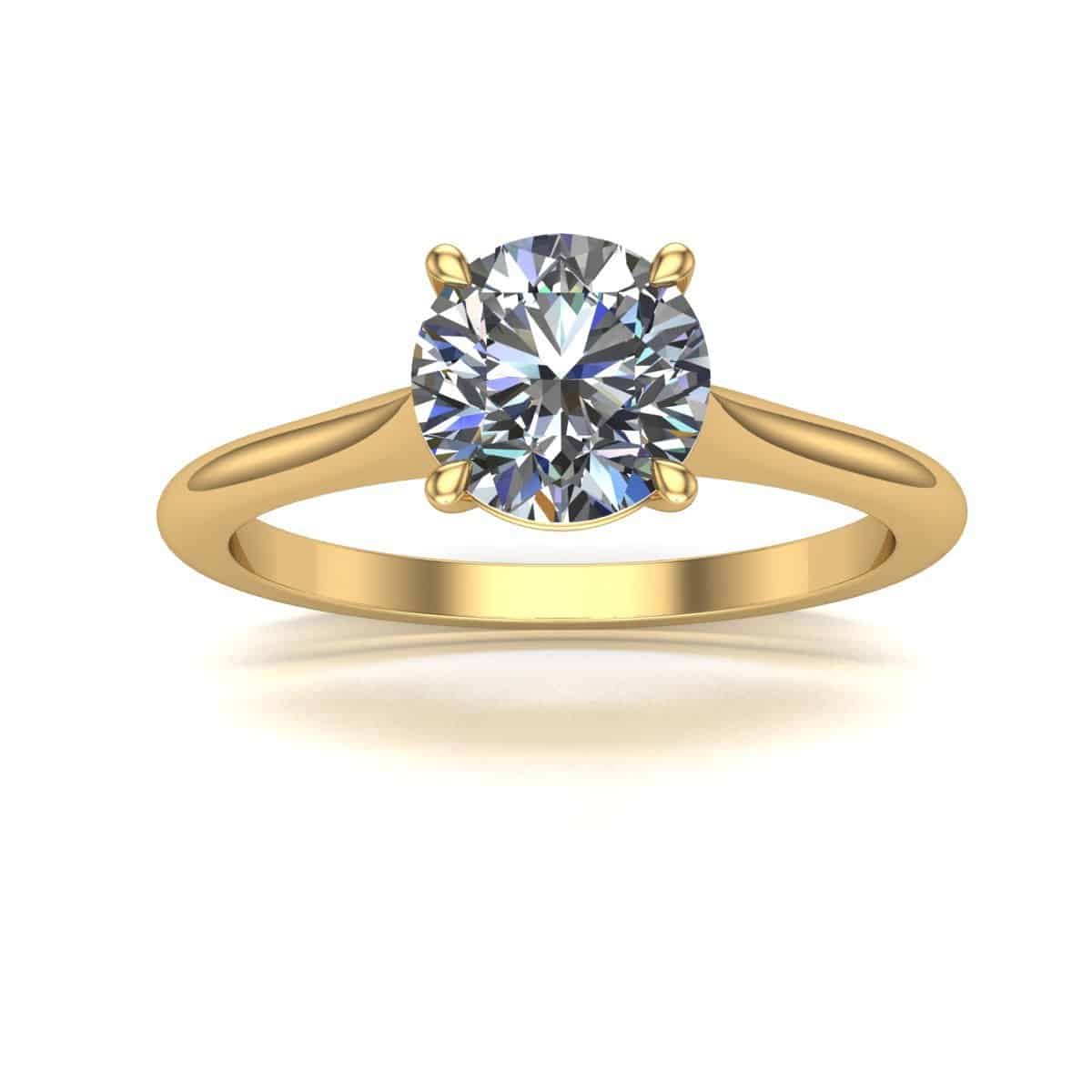 aurupt jewellers round diamond engagement rings brisbane