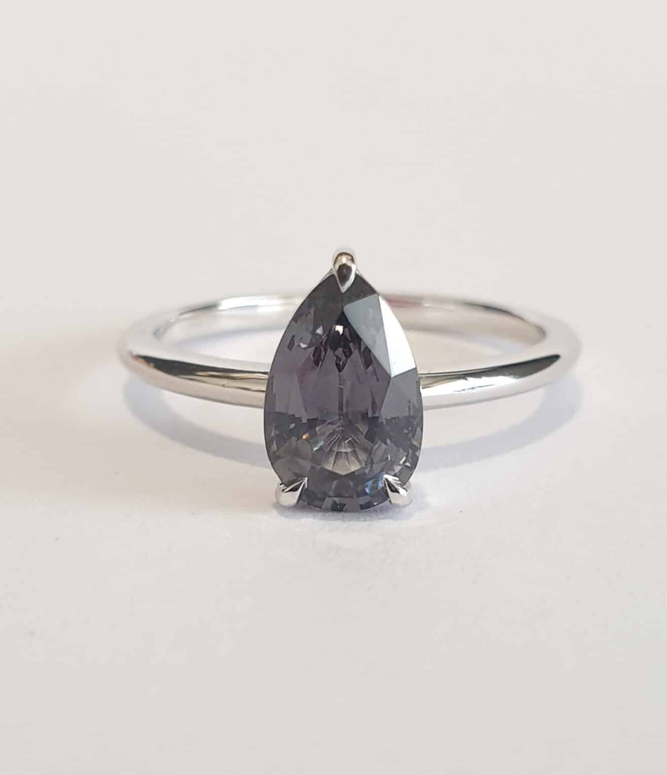 aurupt jewellers spinel custom engagement ring brisbane