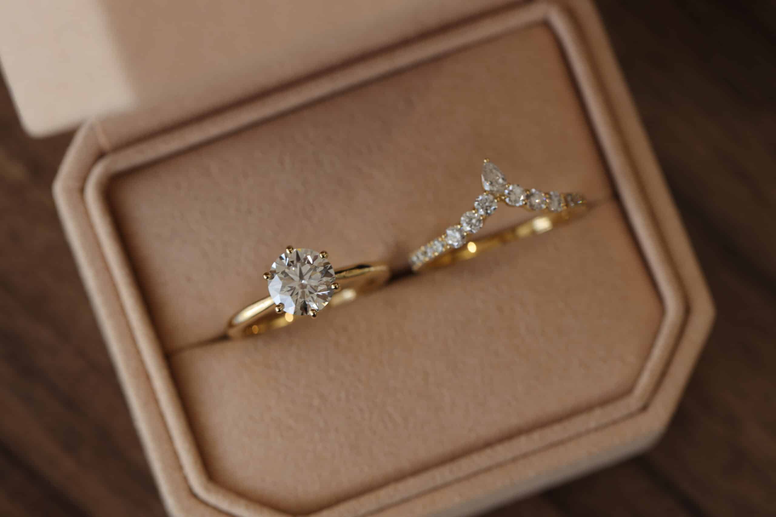 aurupt jewellers brisbane diamond bridal set