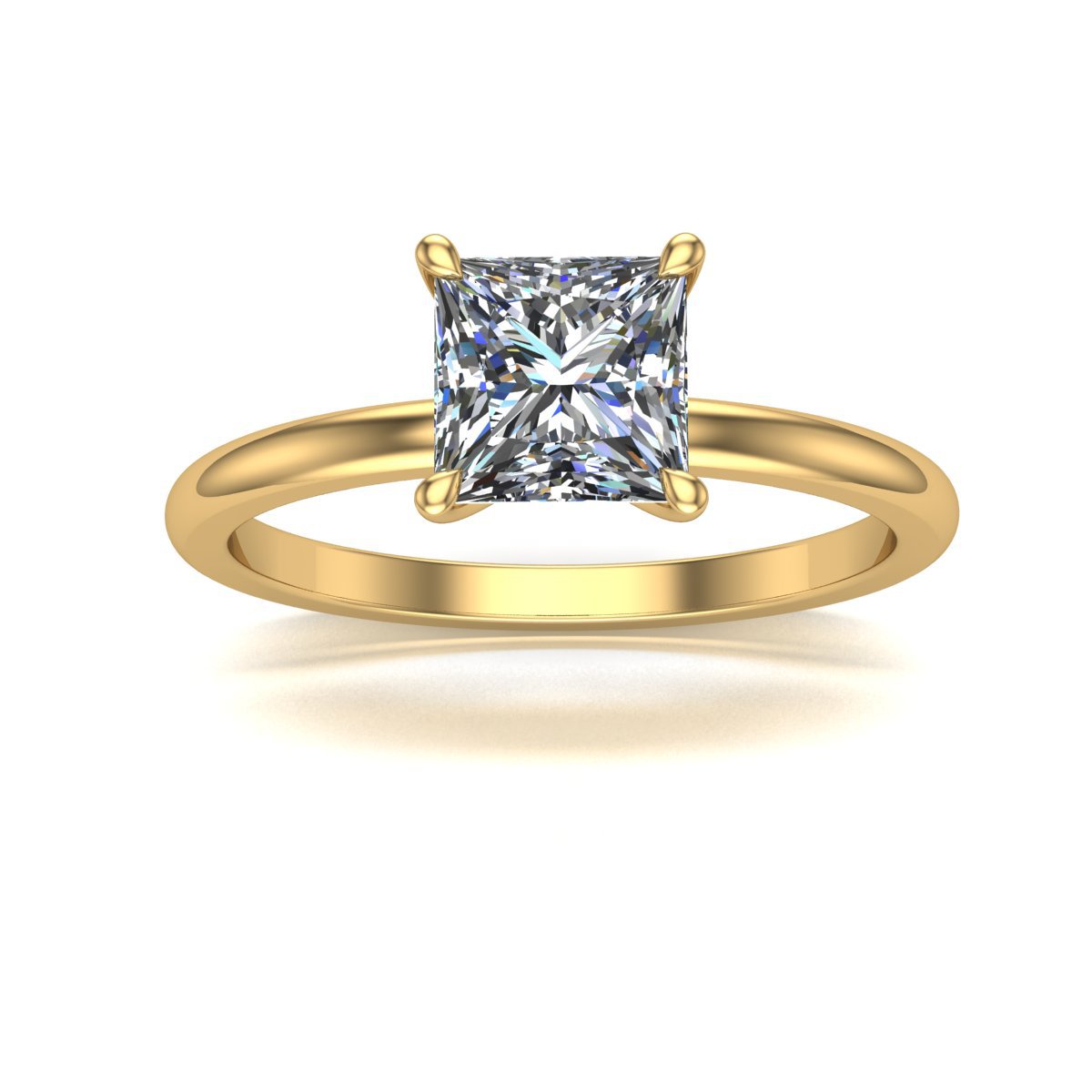 Princess Cut Signature Engagement Ring - Aurupt Jewellers