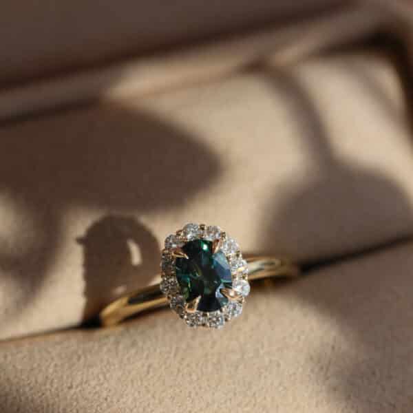 Willow - 0.94ct Parti Sapphire